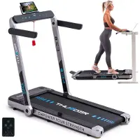 Thunder RACE-SILVER - Opvouwbare loopband en walkingpad - 14 km/u - 130 kg
