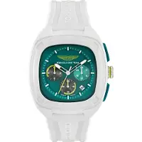 Aston Martin Am Formula 1 OVR W MTFO1F502 Horloge - Siliconen - Wit - Ø 44 mm