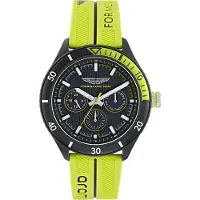 Aston Martin Am Formula 1 PIT W MTFP1F502 Horloge - Siliconen - Geel - Ø 46 mm