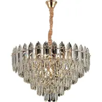 Toolight G057-Cp 50Cm 50Cm - Hanglamp - Gouden - 82X48X37Cm