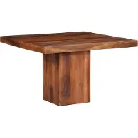 Prolenta Maison Exclusive - Eettafel 120x120x77 cm, massief acaciahout