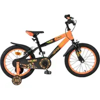 Volare Strike Kinderfiets - Jongens - 16 inch - Oranje - Twee Handremmen