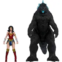 Mcfarlane Toys DC Justice League Monsterverse DC Multiverse Action Figuur 2-Pack Wonder Woman Vs. Atomic Blast Godzilla 18 cm Action Figuur