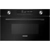 Heinner HMW-MDBI34CTBK, Inbouw, Magnetron met grillfunctie, 34 liter, 900 W, Draaiplateau, Bedieningsknoppen, Zwart