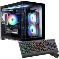 GameMax Gaming-pc HYPE-M BK 7804, met Ryzen 7 5700X processor, 16GB RAM, 1TB SSD, RTX 5070 grafische kaart en Windows 11