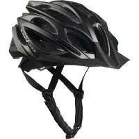 Black Crevice - Mountainbike- en fietshelm voor dames en heren | Kleur: Zwart | Maat: M/L (58-61 cm)