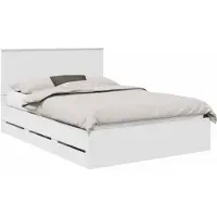 Syfax Bedframe met lade met opslag Wit 160 x 200 cm Ingenieurshout