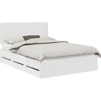 Syfax Bedframe met lade met opslag Wit 160 x 200 cm Ingenieurshout