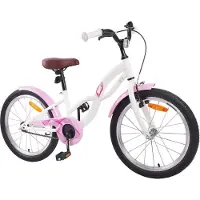 vidaXL Kinderfiets 20 Inch voor 6-11 jaar oud Wit