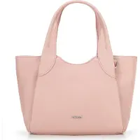 WITTCHEN Woman Dames eco-leren aktetas klein roze eco-leer