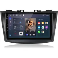 Junsun 9" Autoradio Draadloze Android Auto & Draadloze CarPlay Multimediasysteem Geschikt voor Suzuki Swift IV FZ (2010-2016) – Android 15 GPS Navi WIFI BT DAB+ SWC USB RDS 2GB+64GB 4-core Processor