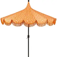 Edelman Kelly stokparasol oranje - Ø235 x 238 cm