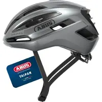 ABUS Fietshelm TAIPAN graphite silver M - 54-58 cm - zilver - Geschikt voor gebruik op gravel bikes - 275 g
