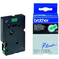 Brother TC-791 'extreme' tape zwart op groen 9 mm (origineel)