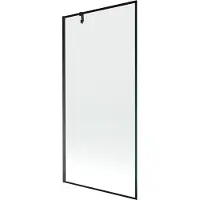 Mexen Next enkelvleugelig douchescherm 90 x 150 , zwart frame, zwart - 895-090-000-00-70-70