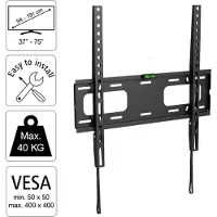 Hama FlashStar TV muurbeugel FIX tot 75" Zwart