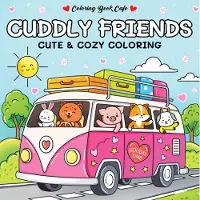 Rebo Productions Cute & Cozy - Cuddly Friends Kleurboek