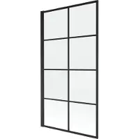 Mexen Alex badwandpaneel 1-delig 80 x 140 , zwart raster fix - 893-080-000-70-77