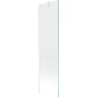 Mexen Next badwand vouwdeur 1-delig 50 x 150 , transparant, wit - 895-050-000-00-00-20