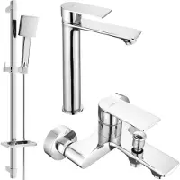 Mexen Royo DQ45 badkuipset, chroom - 72213DQ45-00