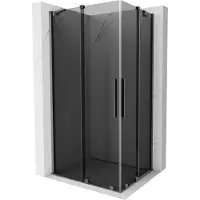 Mexen Velar Duo schuifdouchecabine 100 x 90 , grafiet, gun metal - 871-100-090-42-95