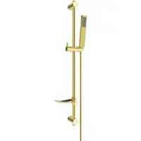 Mexen DF00 schuifbare doucheset, goud - 785004582-50
