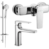 Mexen Lynx DQ40 douchegarnituur, chroom - 745904DQ40-00