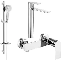 Mexen Zero DQ40 douche-set, chroom - 71114DQ40-00