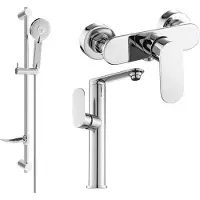 Mexen Milo DF40 doucheset, chroom - 713154DF40-00