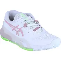 Asics Sportschoen 'GEL-RESOLUTION X CLAY' grasgroen / rosa / wit