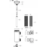 IBO , Magnetische filterseparator I-005 - 5/4" - Hoge prestatiefiltratie - Voor schone vloeistoffen