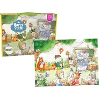 Leantoys Puzzel van 100 stukjes Dierenschool - Puzzel van 100 stukjes