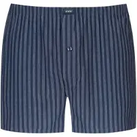 Mey Boxershorts 'Denim Stripes' blauw denim / donkerblauw