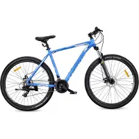 Sun baby Tatra Bikes Mountainbike 29" Overland, MTB-fiets voor dames en heren, fiets 29" - 21 inch aluminium frame, 21 versnellingen, schokdemper, schijfremmen - Blauw