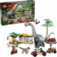 LEGO constructieset JURASSIC WORLD 76973: Raptor- en Titanosaurus-speurtocht