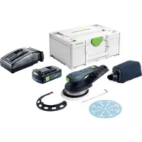 Festool ETSC 2 150-Basic accu excenterschuurmachine 18 V 150 mm borstelloos + 1x accu 3.0 Ah + lader + systainer