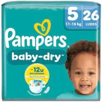 Pampers Baby Dry Luiers Maat 5 (11-16 Kg) 26 Stuks
