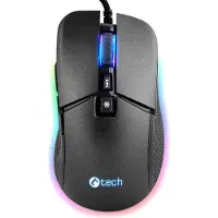 C-TECH gamingmuis Dawn (GM-24L), geschikt voor casual gaming, 6400 DPI, RGB-verlichting, USB