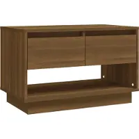 Syfax Tv-meubel 70x41x44 cm bewerkt hout bruin eikenkleur