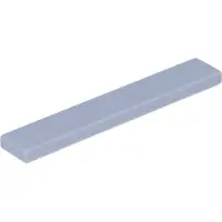 LEGO 1x6 tegels 6636 - 50 stuks, lichtblauwgrijs