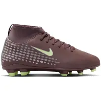 Nike Mercurial Superfly 10 Mbappé Club Gras / Kunstgras Voetbalschoenen (MG) Kids Bruin Neongeel Zilver