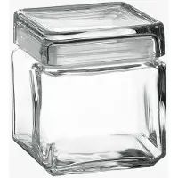 Pasabahce Snoeppot/voorraadpot Megan - 2600 ml - glas - met luchtdichte deksel - D14 x H25 cm