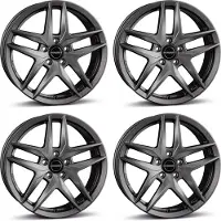BORBET 4 velgen, model Z, 8.5x20, ET43, 5x112, kleur GREYM, geschikt voor Audi A4, A6, S4, S6. Alufelgen