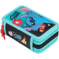 St. Majewski Drievoudige etui met uitrusting Stitch mint Aloha - Piórnik potrójny z wyposażeniem Stitch mint Aloha