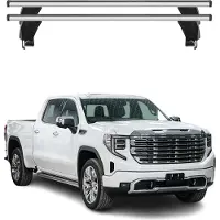 Menabo dakdrager basissteun voor GMC Sierra 2019-2024, ABE-certificering, aluminium, zilver, 2-delig