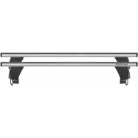 Menabo Delta Silver | Dakkapdrager voor Nissan - Micra (K11) 1992-2003 - Aluminium - Lengte 119 cm - Draagvermogen 50 kg - Set van 2 stuks