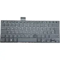 T-ProTek Duits toetsenbord, zwart, zonder rand, compatibel met Asus VivoBook 14 X405UQ