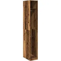 vidaXL Kledingkast 30x50x200 cm bewerkt hout oud hout