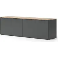 Vicco Wido Wandmeubel – 2 delen Antraciet