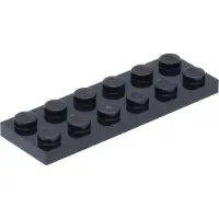 LEGO 2x6 Platte steen 3795 - 250 stuks, zwart